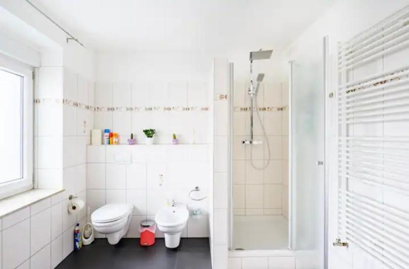 Guenstiges Gruenes Ferienzimmer Mit Separater Moderner Dusche Lörrach Exterior foto
