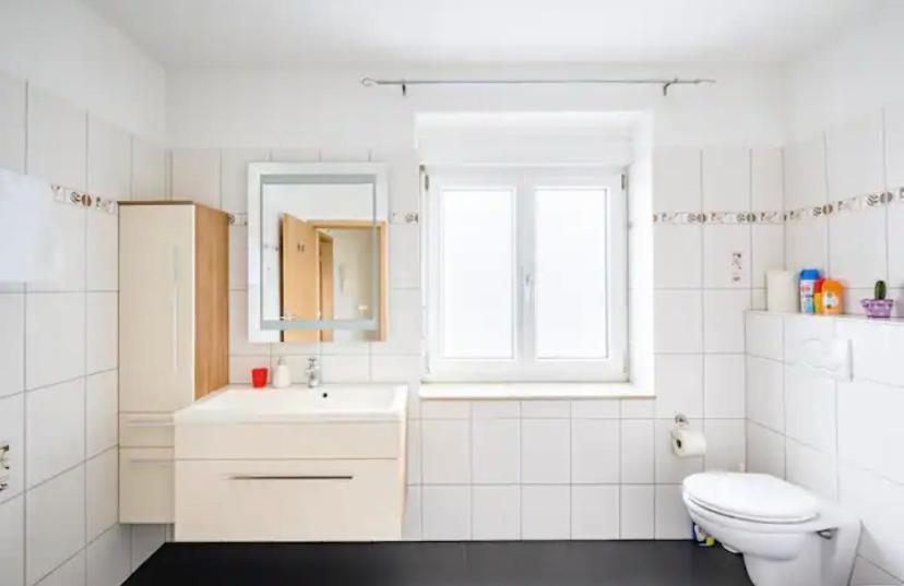 Guenstiges Gruenes Ferienzimmer Mit Separater Moderner Dusche Lörrach Exterior foto